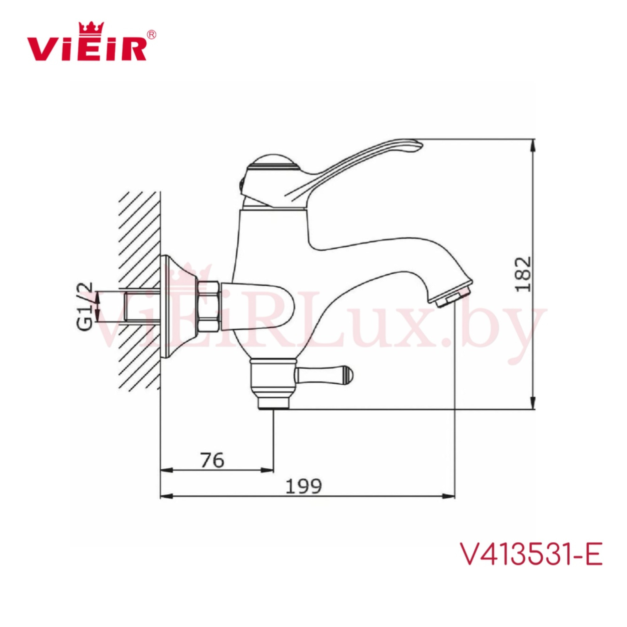 Смеситель Vieir V413531-E - фото2
