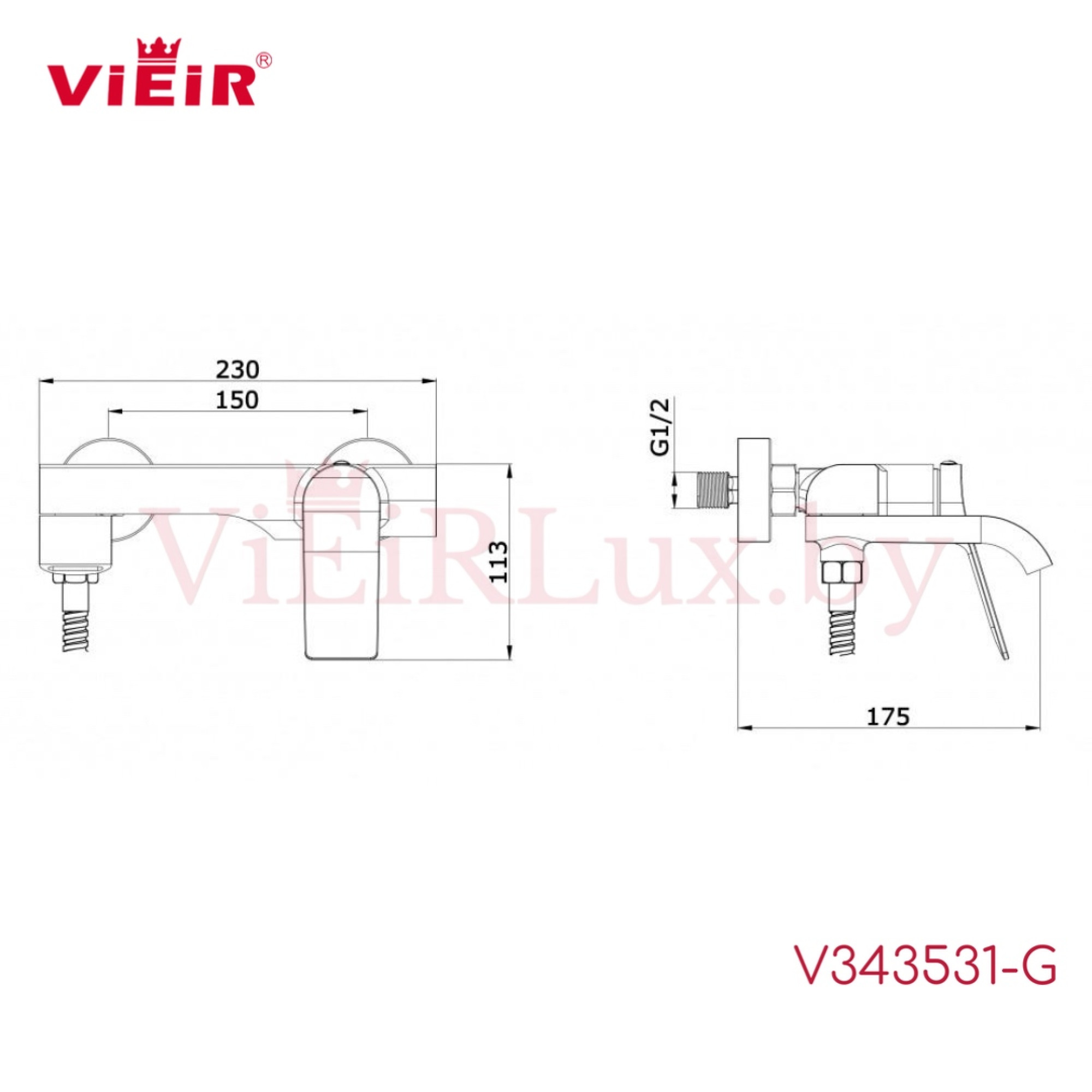 Смеситель Vieir V343531-G - фото6
