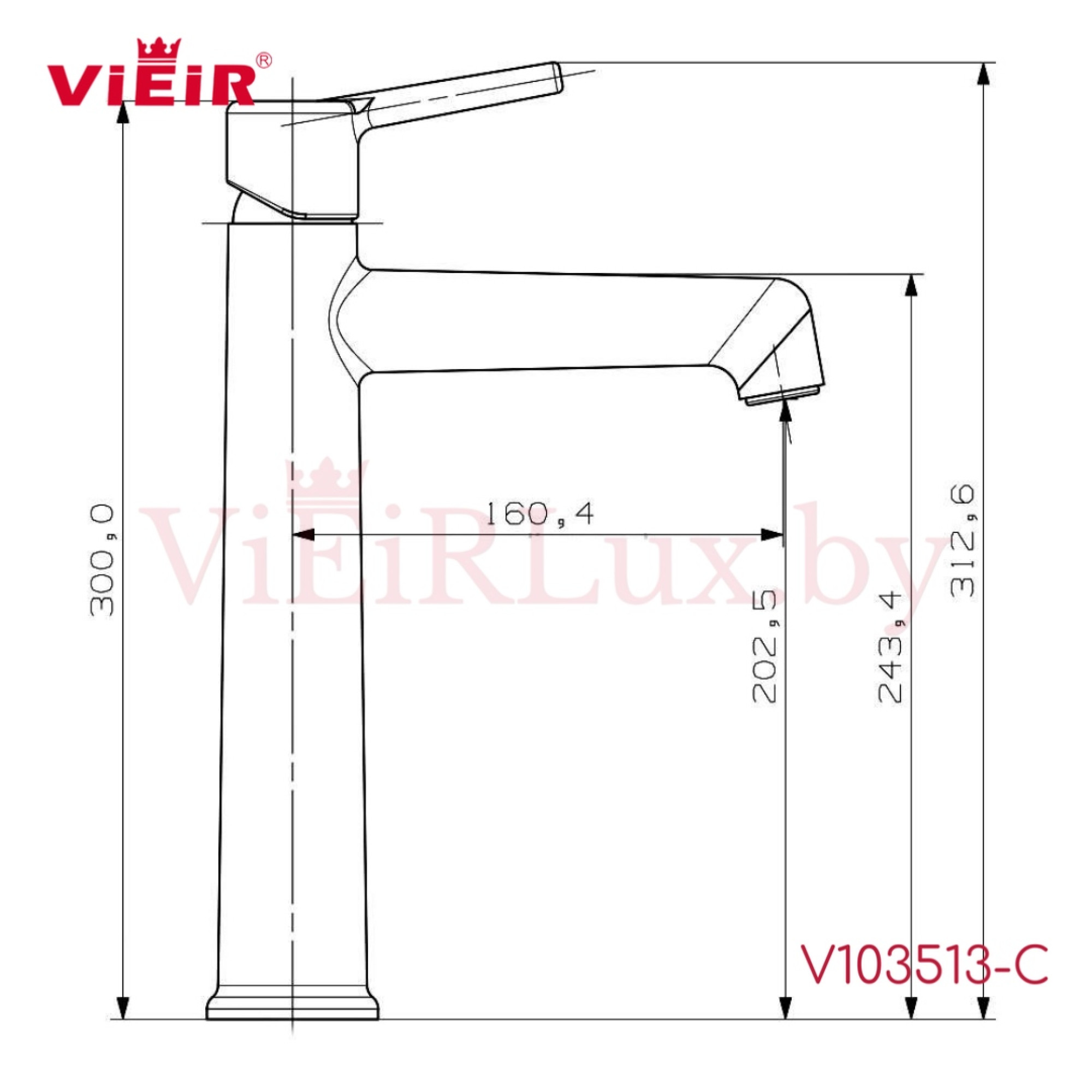 Смеситель Vieir V103513-C - фото2