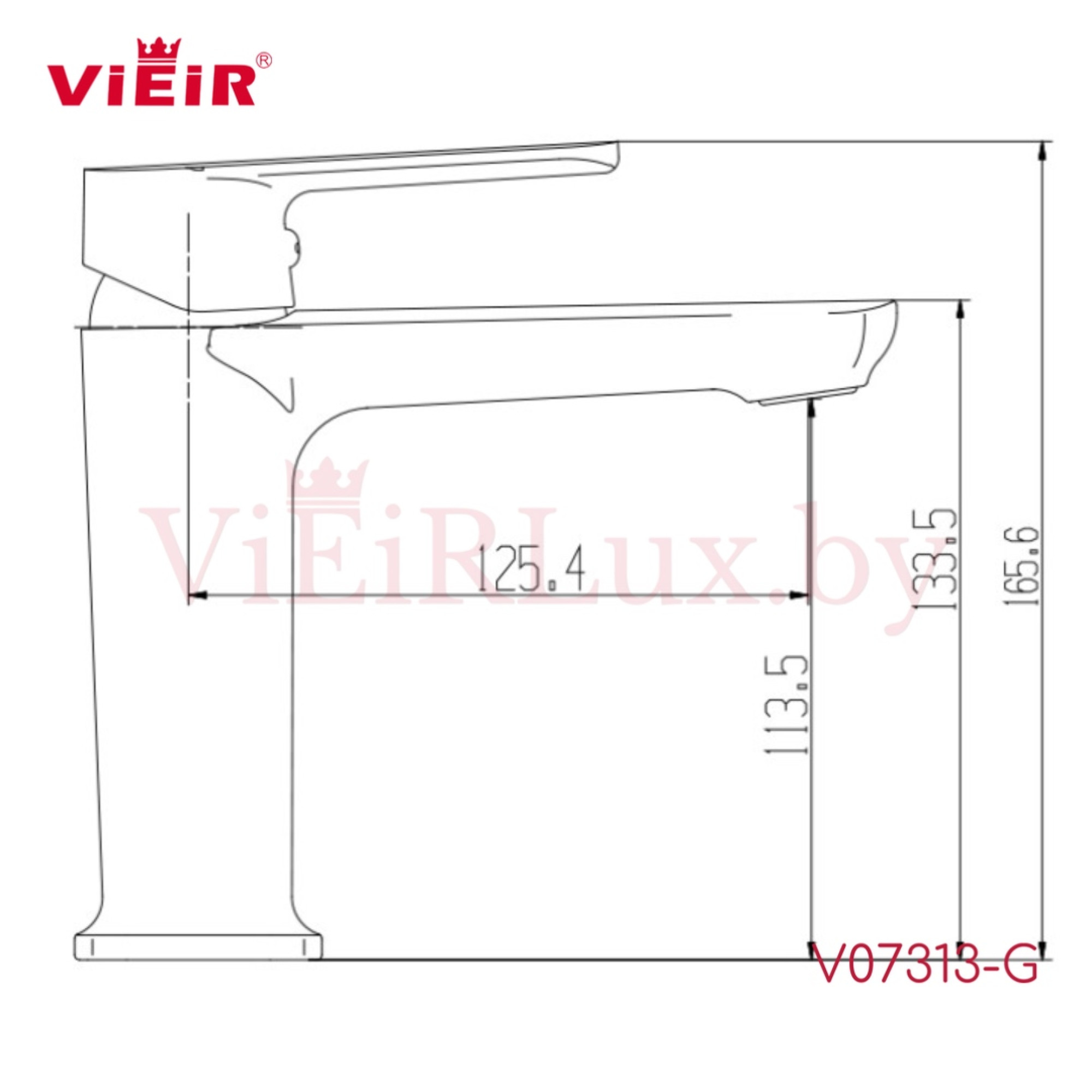 Смеситель Vieir V073513-G - фото4