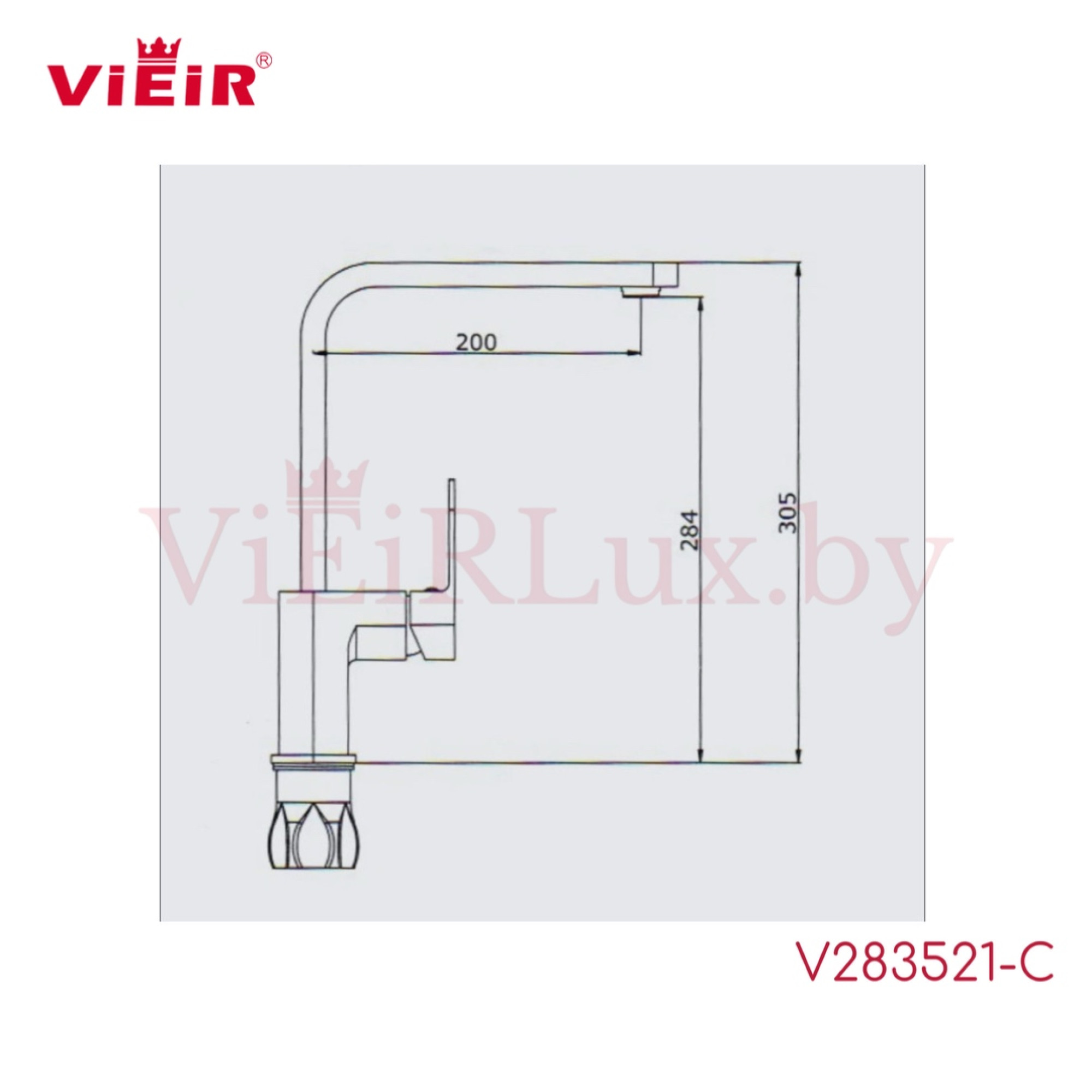 Смеситель Vieir V283521-C - фото3