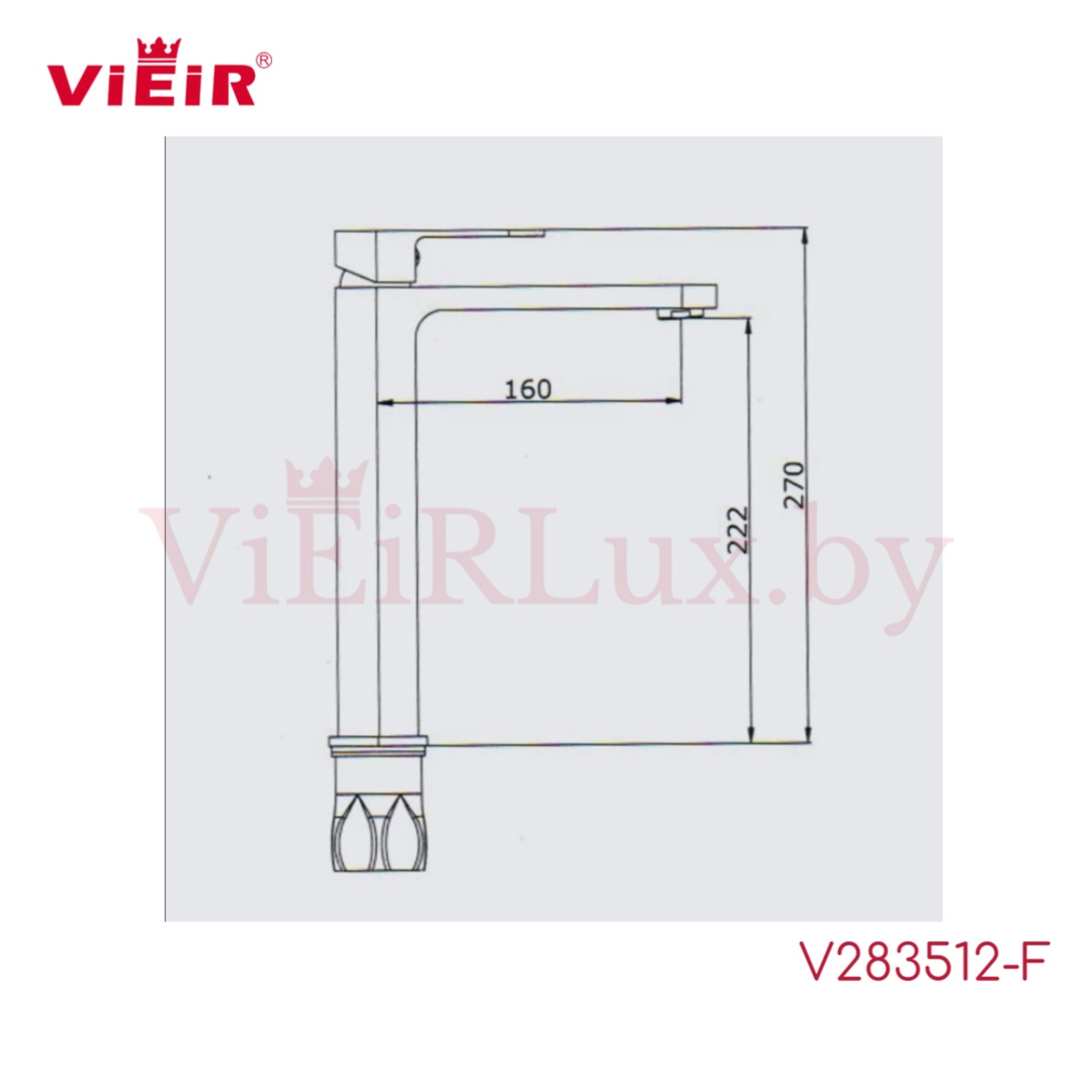 Смеситель Vieir V283512-F - фото2