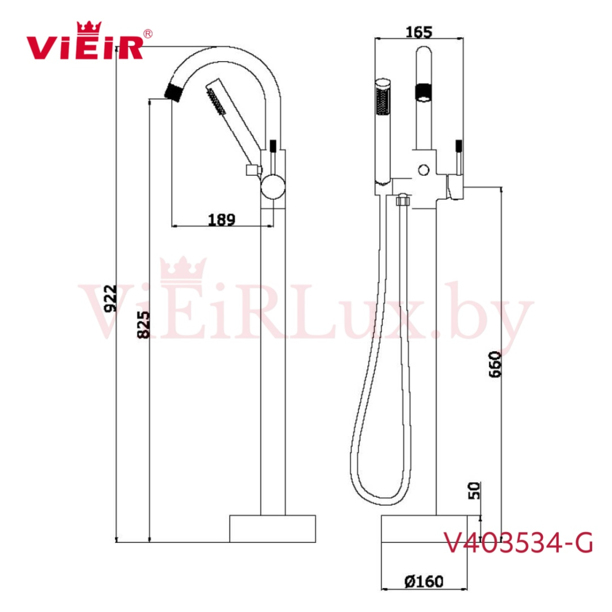 Смеситель Vieir V403534G - фото4