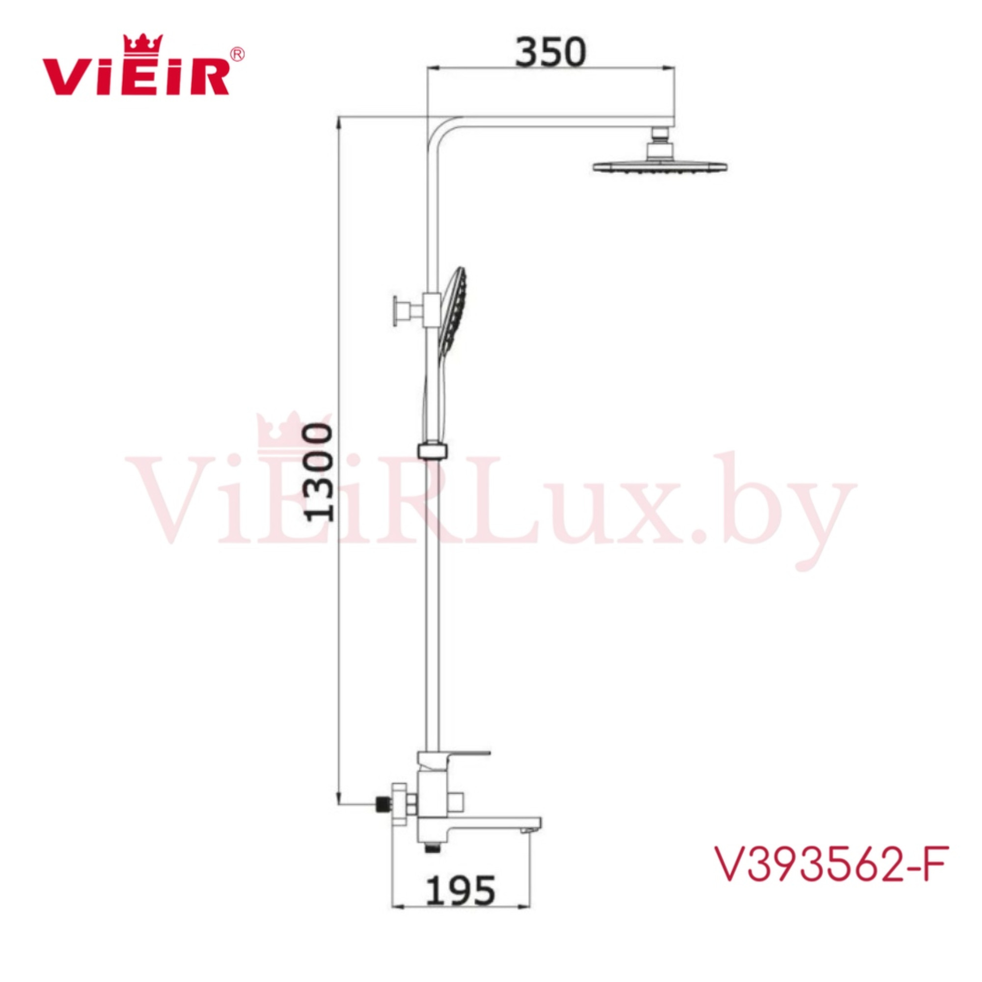 Душевая система  Vieir V393562-F - фото8