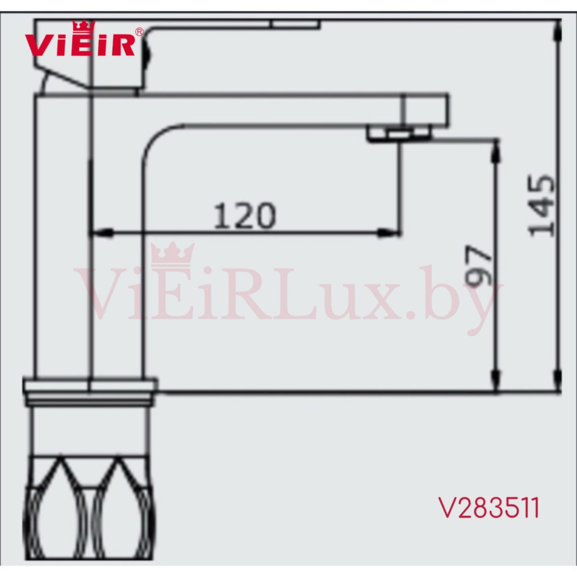 Смеситель Vieir V283511 - фото3
