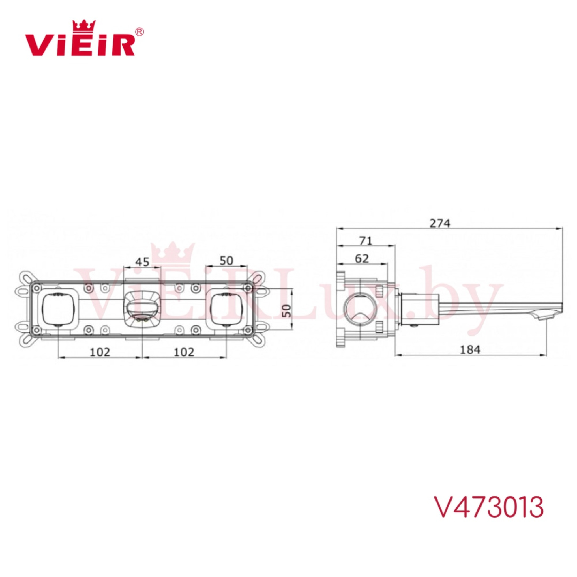 Смеситель Vieir V473013 - фото2