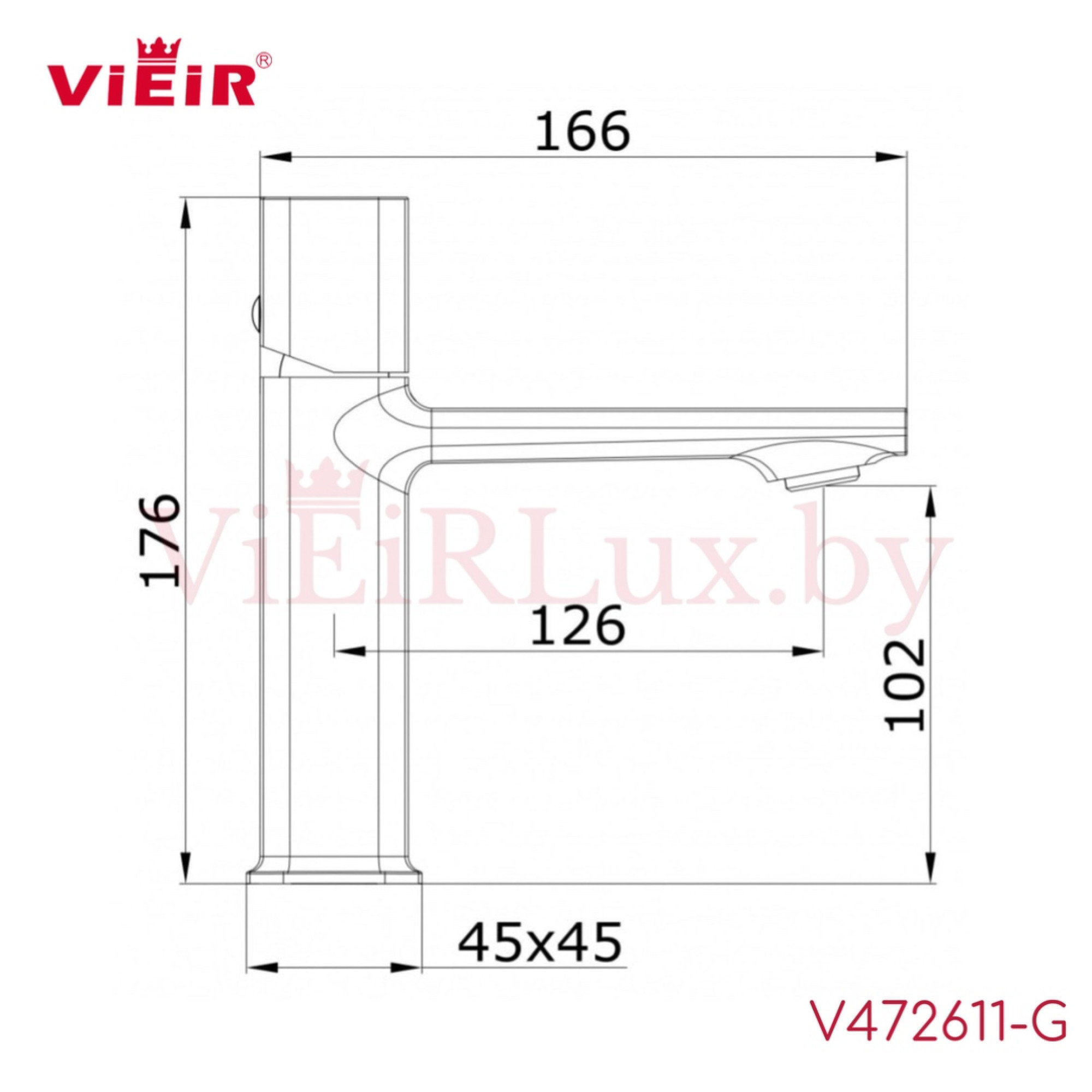 Смеситель Vieir V472611-G - фото2