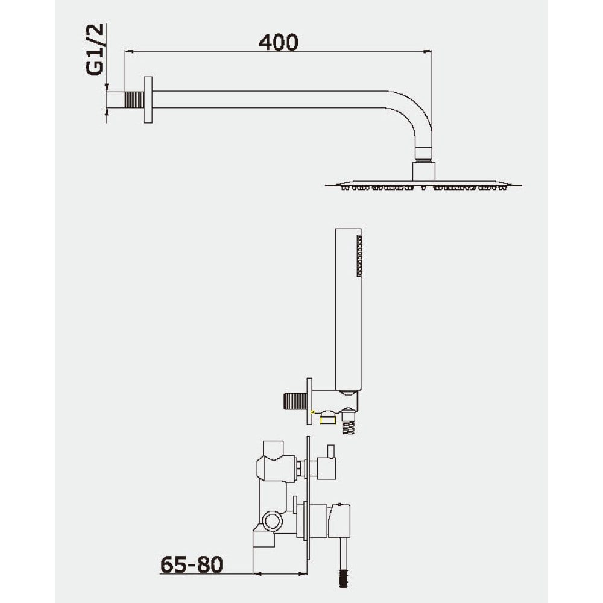 Душевая система  Vieir V403563-F - фото4