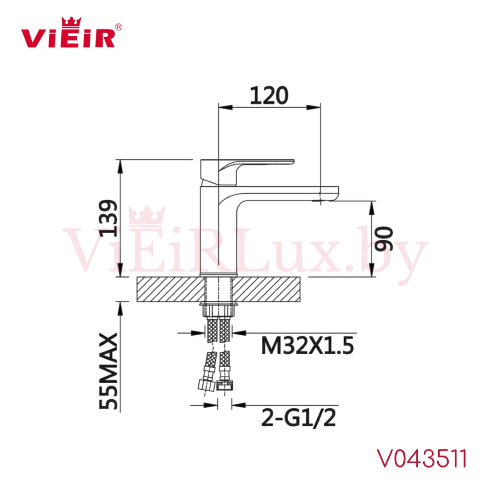 Смеситель Vieir V043511 - фото2