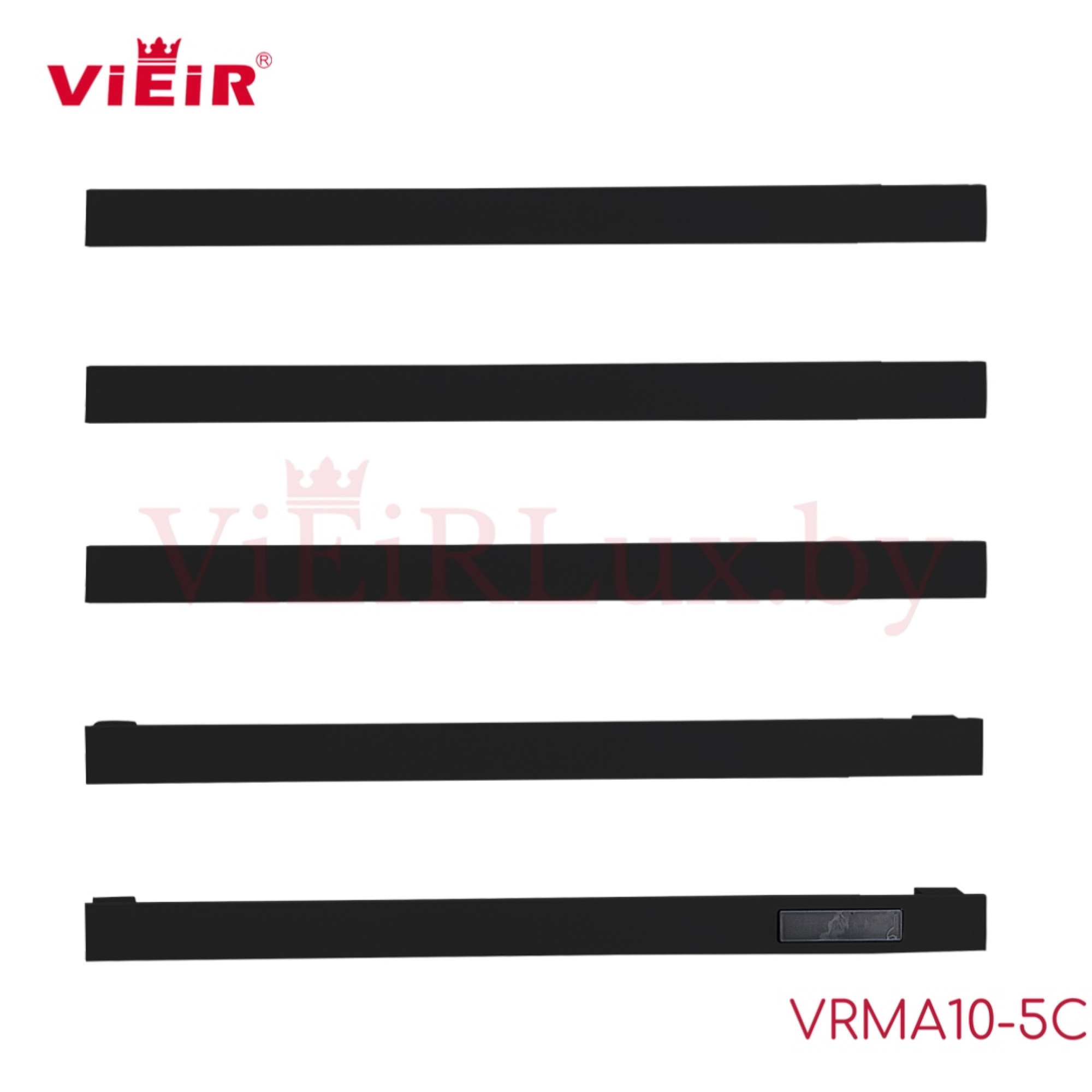 Полотенцесушитель Vieir VRMA10-5C черный - фото