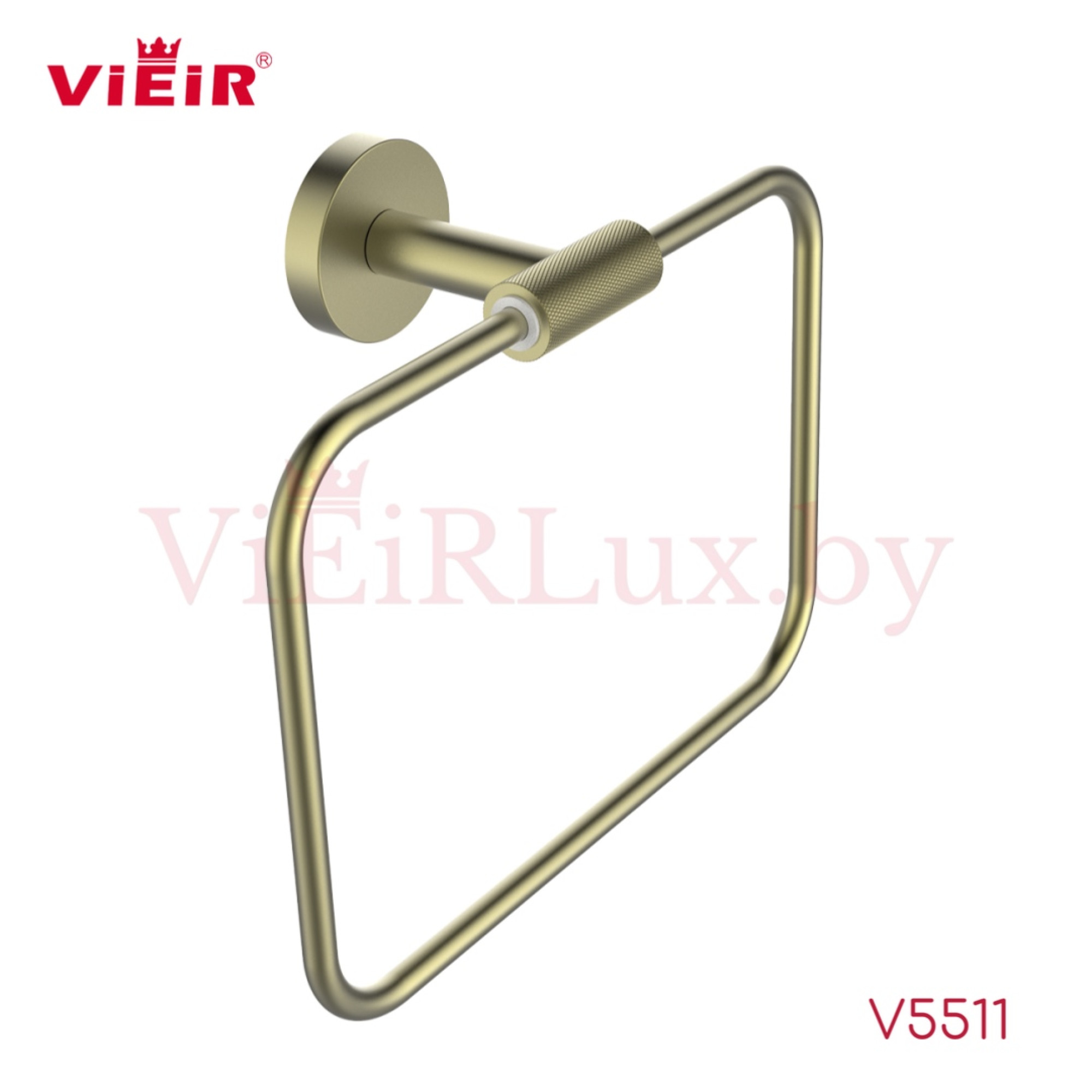 Полотенцедержатель Vieir 5511-S золото матовое - фото