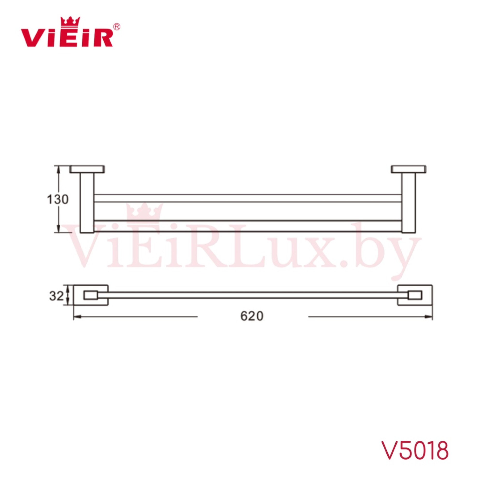 Полотенцедержатель Vieir 5018-F белый - фото2