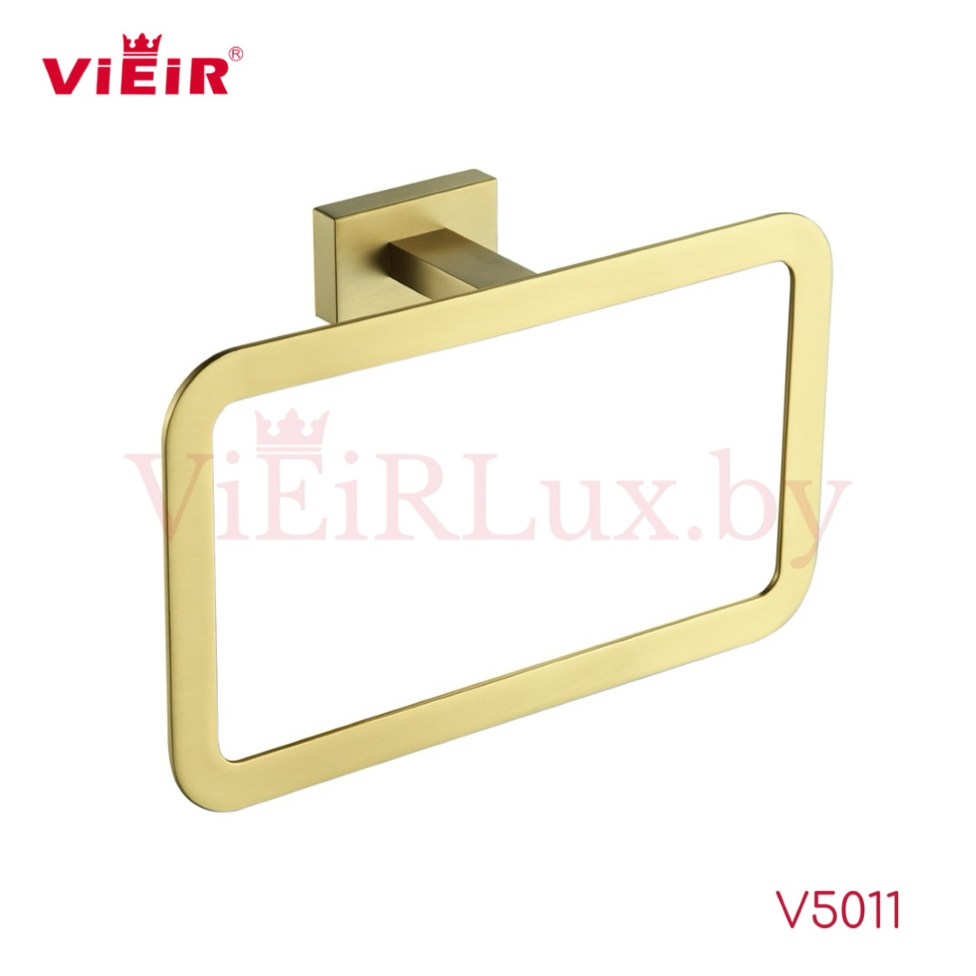 Полотенцедержатель Vieir 5011-S матовое золото - фото