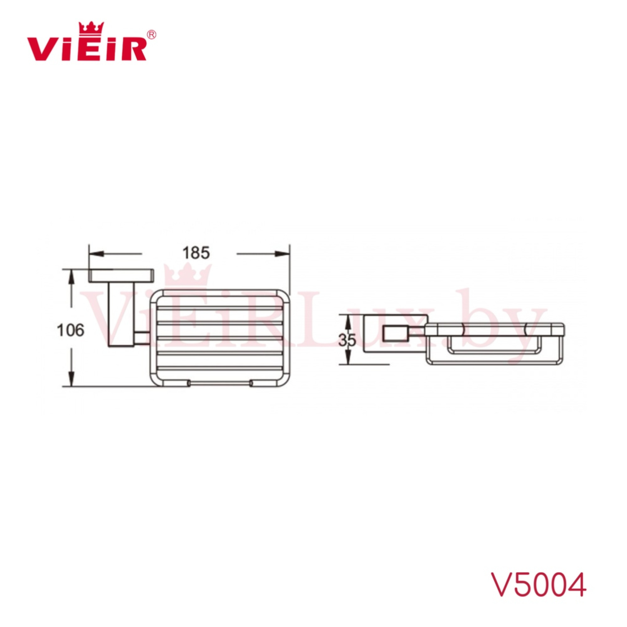 Мыльница Vieir 5004-F - фото2