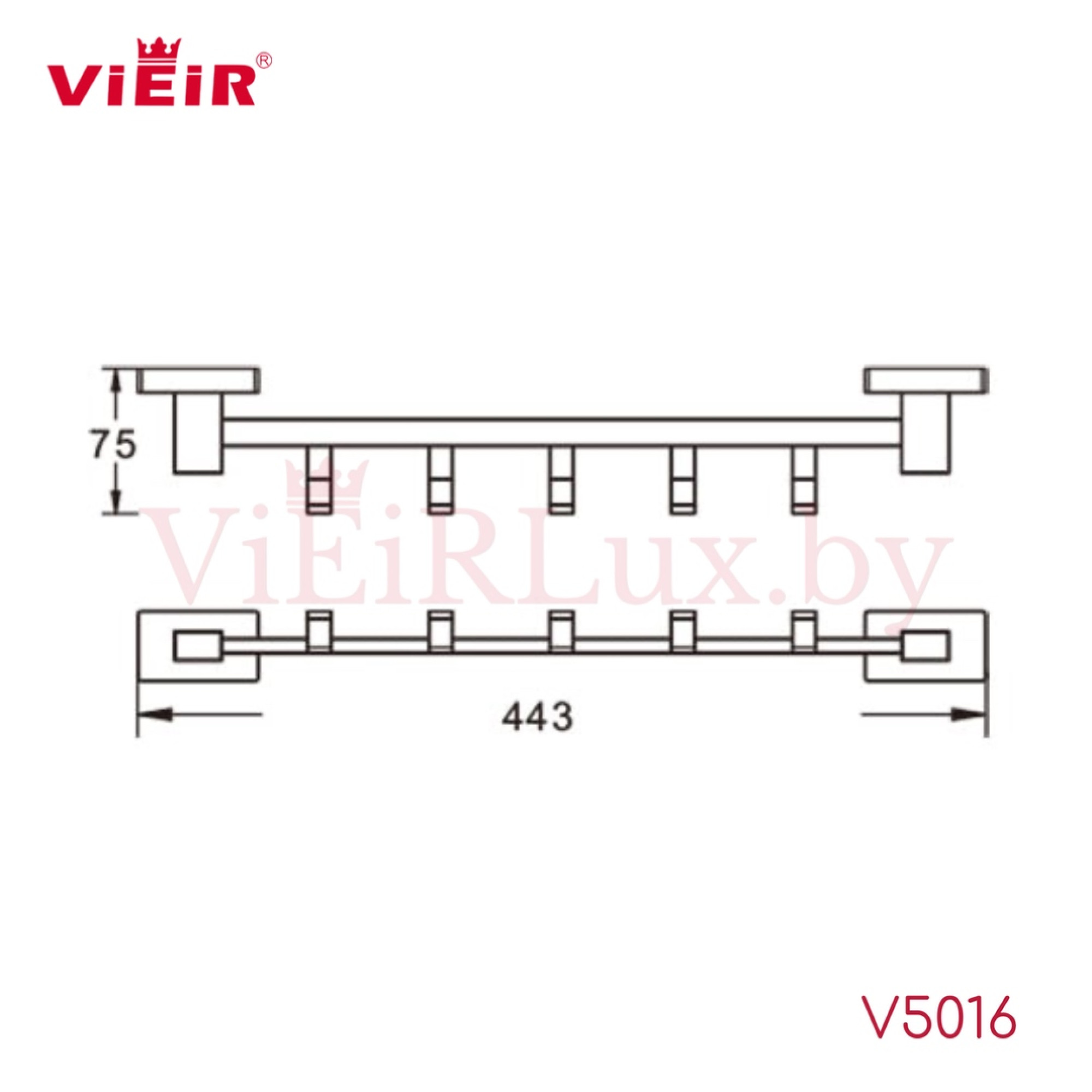 Полотенцедержатель Vieir 5016-F - фото2