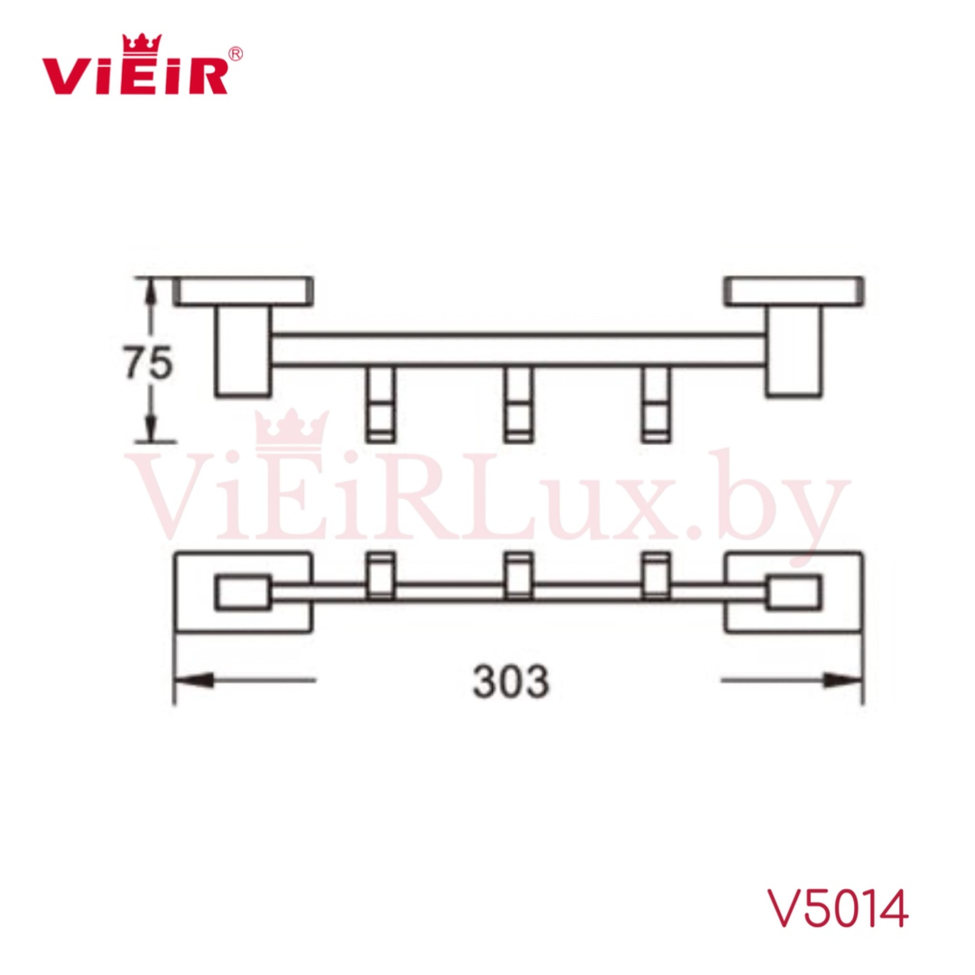 Полотенцедержатель Vieir 5014-C - фото2